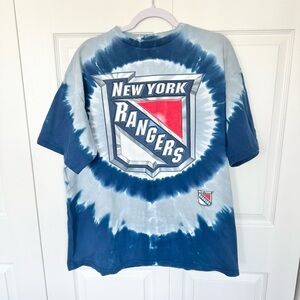 Vintage 2000 NEW YORK RANGERS tie dye shirt 2X